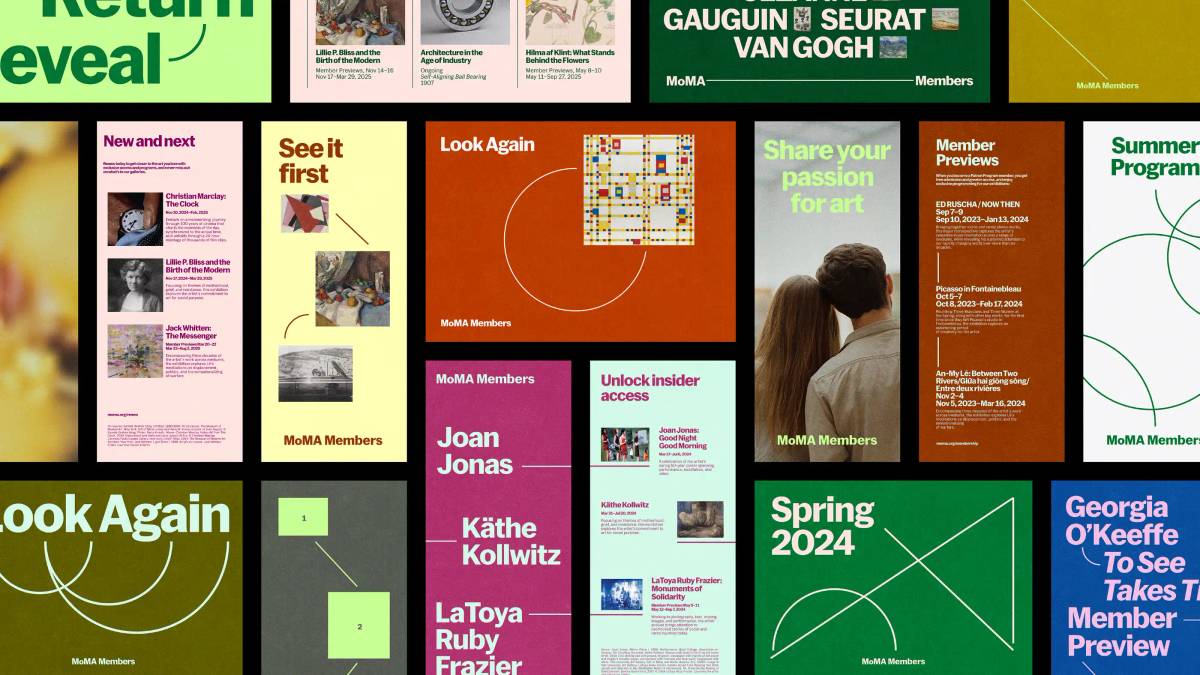 MoMA Members: Brand collaterals